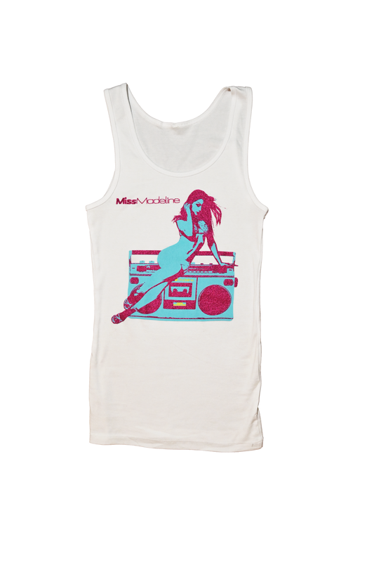 Glitter Boombox Tank
